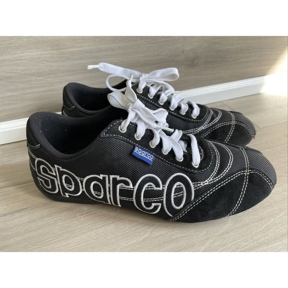 SPARCO MENS RACING DRIVING SHOES‎ BLACK SIZE EURO 39 USA 6.5 - Picture 1 of 11